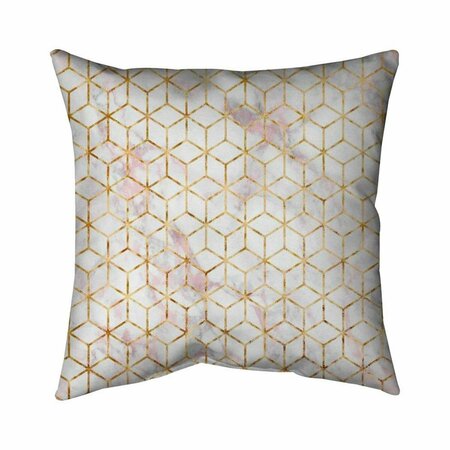 BEGIN HOME DECOR 20 x 20 in. Symmetry-Double Sided Print Indoor Pillow 5541-2020-PA1-1